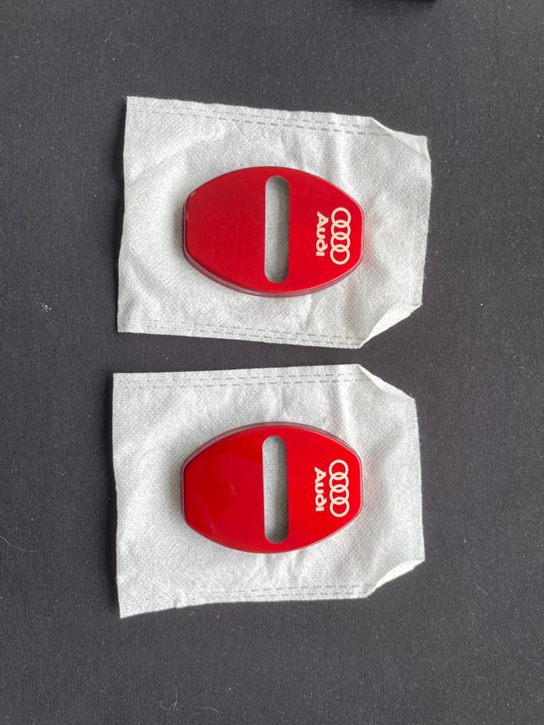 Audi Deurslot Cover Rood (2 stuks), Ophalen of Verzenden, Nieuw
