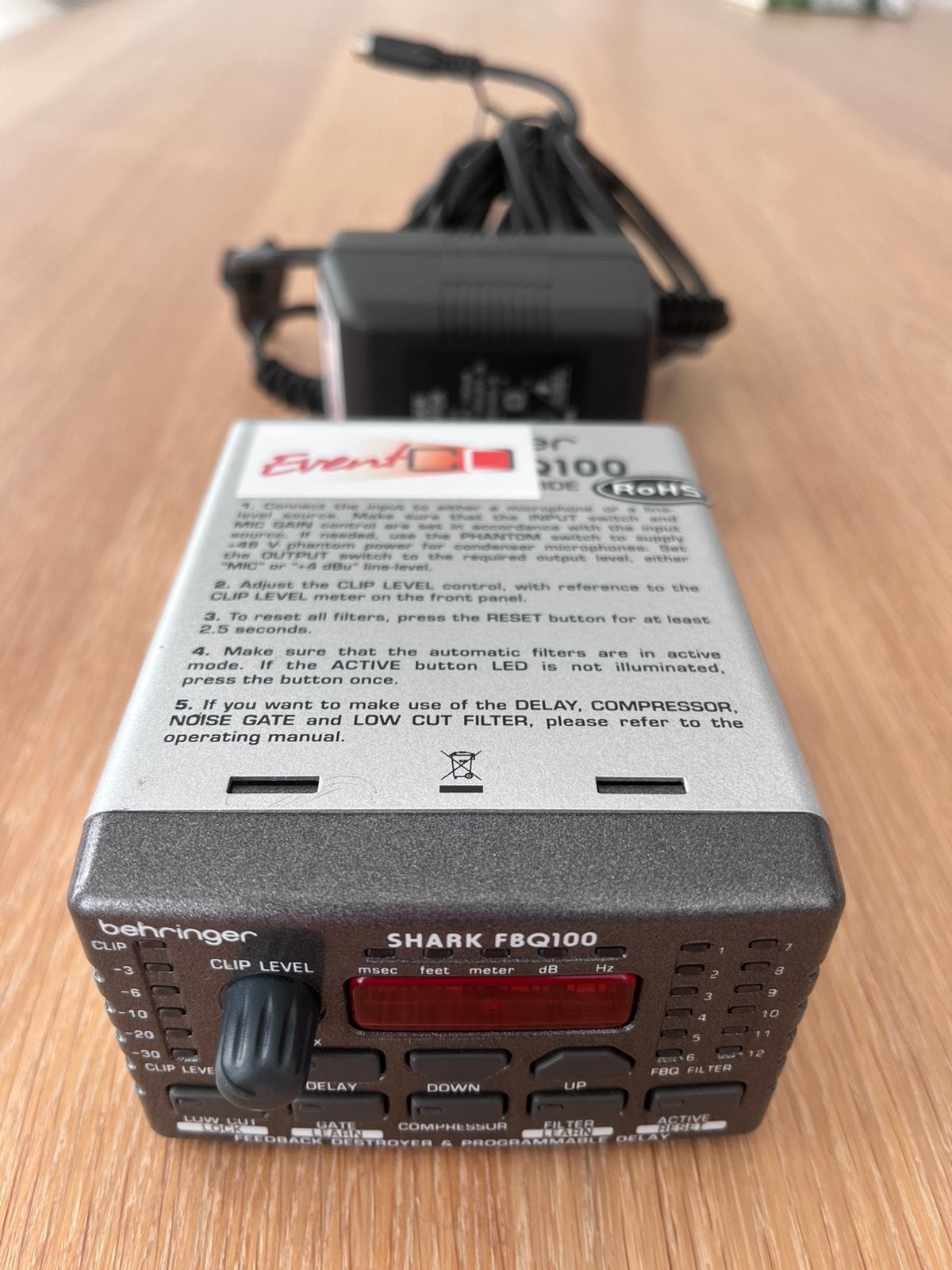Compressor DI gate low cut alles-in-1, Ophalen of Verzenden, Zo goed als nieuw, Minder dan 5 kanalen, Microfooningang