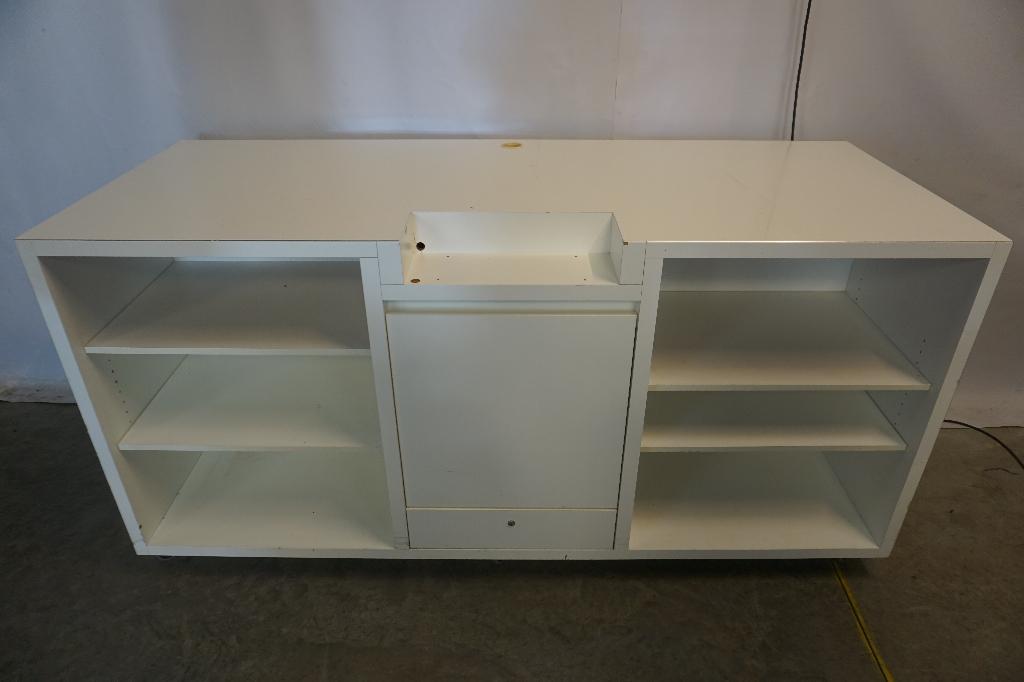 Rijdende toonbank balie bar | 212,5x85