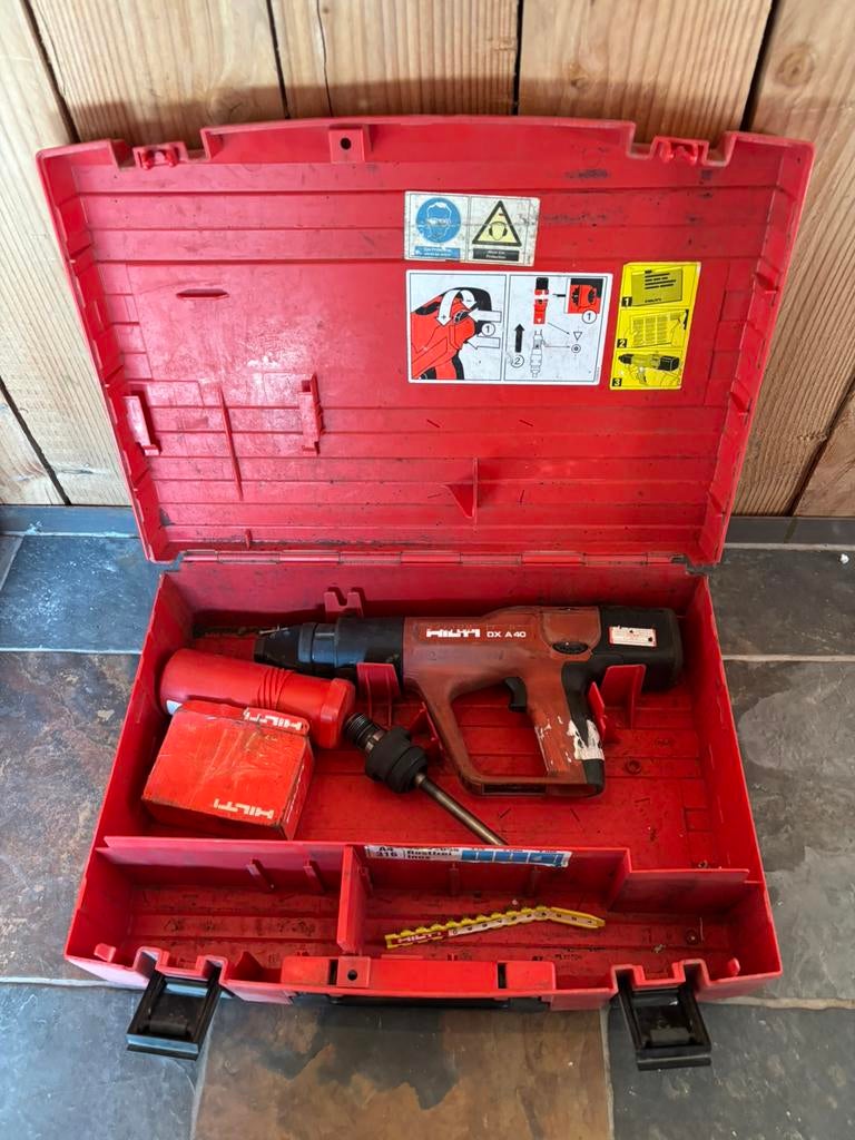 Hilti Schiethamer DX A40 in koffer!!!, Ophalen of Verzenden, Gebruikt