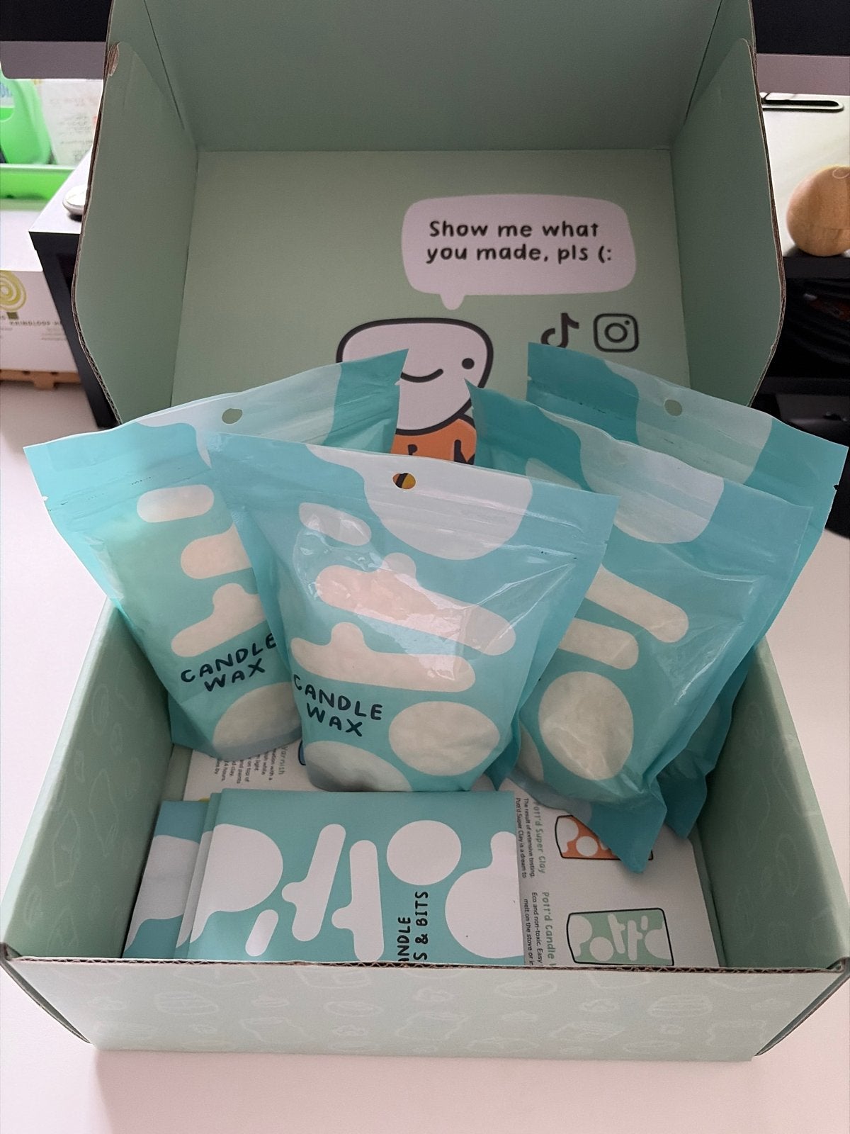 Pott'd Kaarsen Wax en Lonten - Maak je eigen kaarsen!, Ophalen, Handgemaakt, Nieuw, Overige materialen