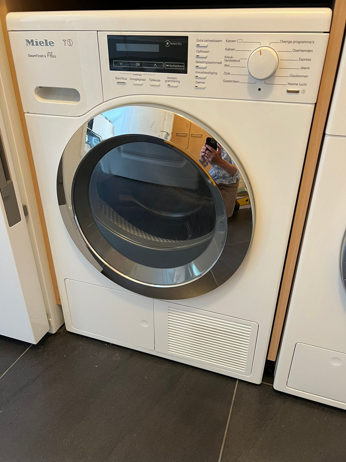 Miele droogtrommel, Ophalen, 6 tot 8 kg, Voorlader, 85 tot 90 cm