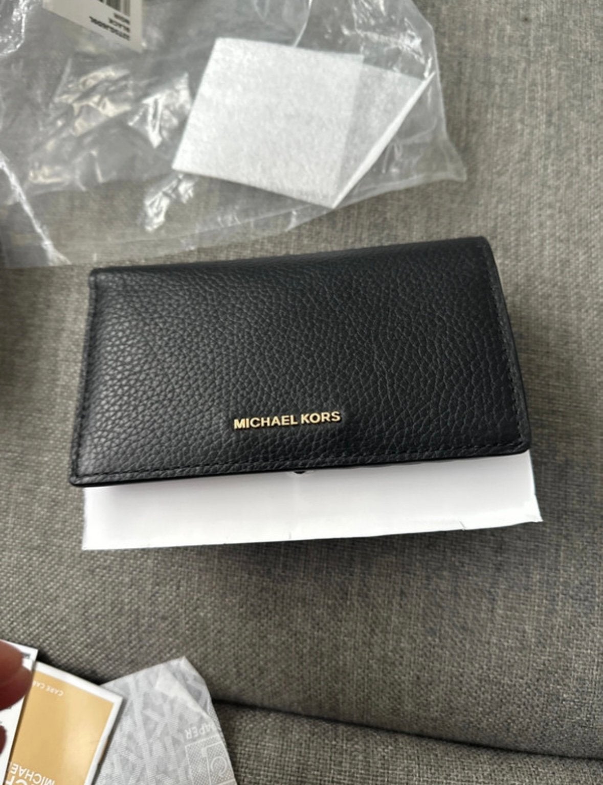 Michael kors portemonnee nieuw, Ophalen of Verzenden, Zo goed als nieuw, Zwart
