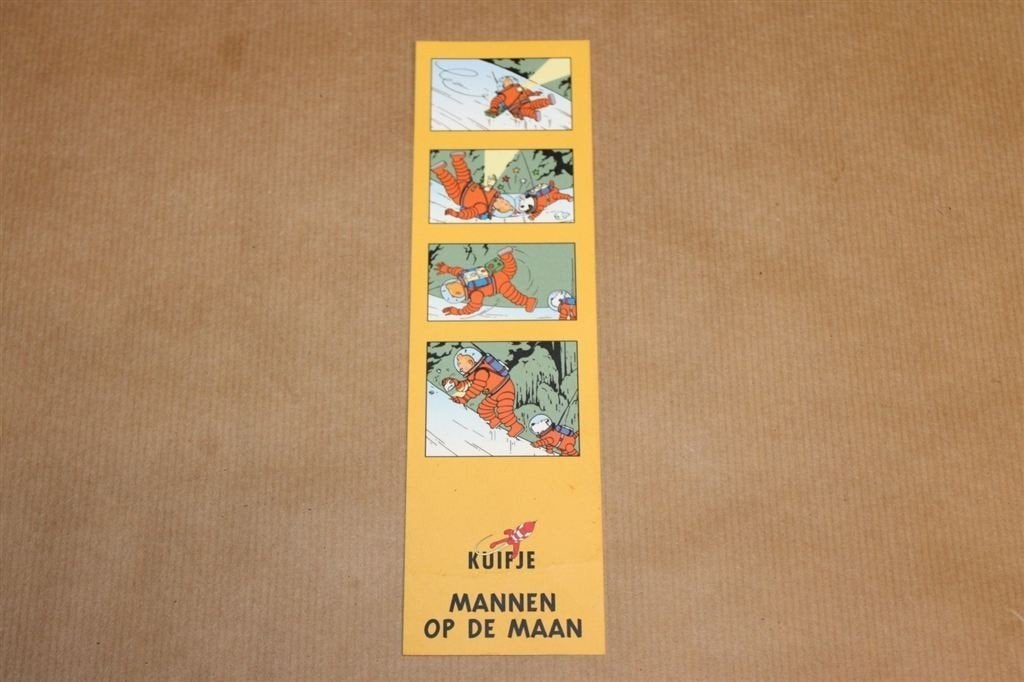 Boekenlegger - Kuifje - Mannen op de Maan - 1999, Boeken, Eén stripboek, Ophalen of Verzenden, Zo goed als nieuw