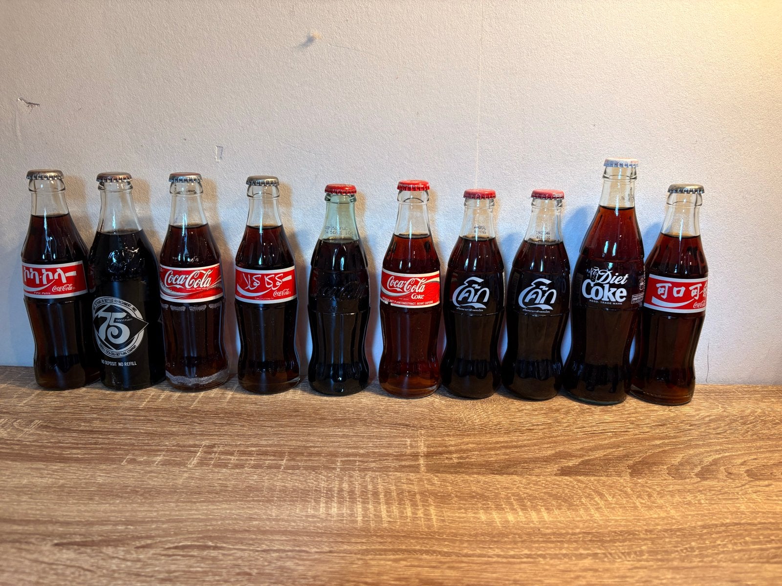 Verzameling Coca-Cola Flessen - Diverse Internationale Editi, Verzamelen, Ophalen of Verzenden, Gebruikt