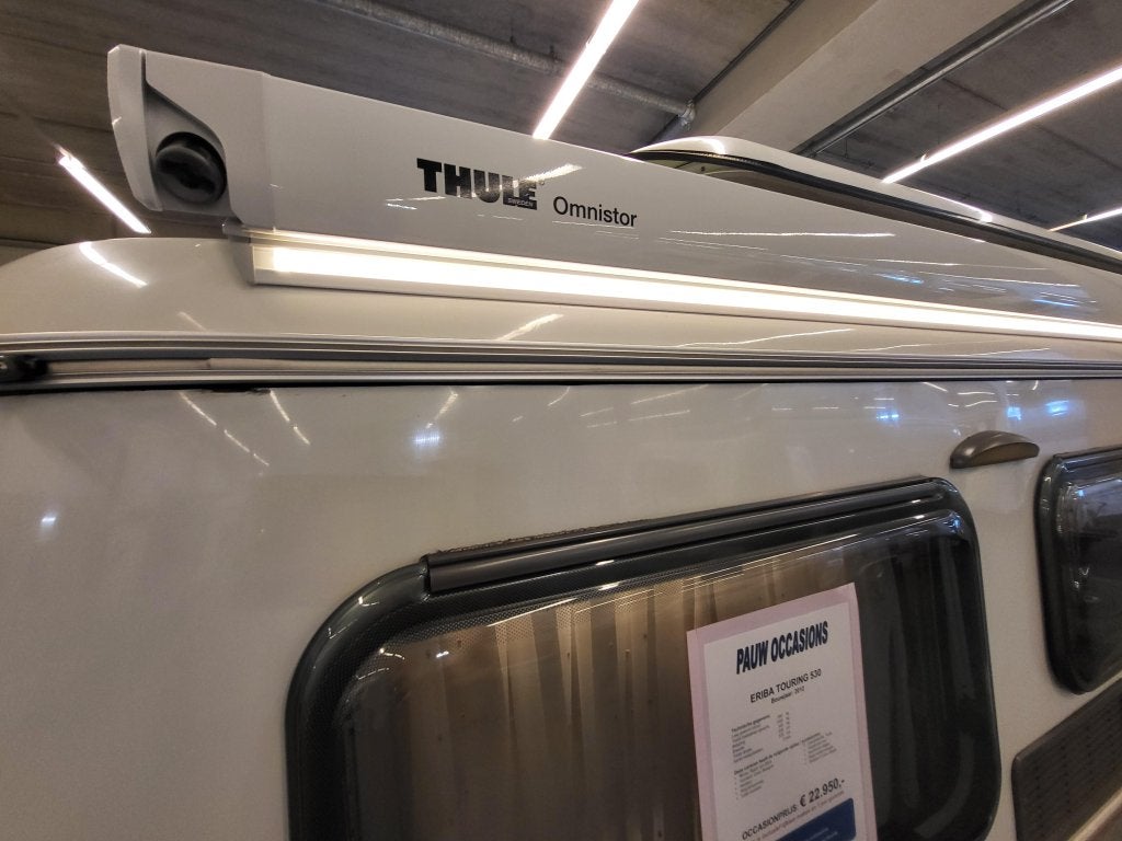 Eriba 530; netjes, Unico tent, Thule luifel, Reich mover, Standaardzit, Bedrijf, Schokbreker, Eriba