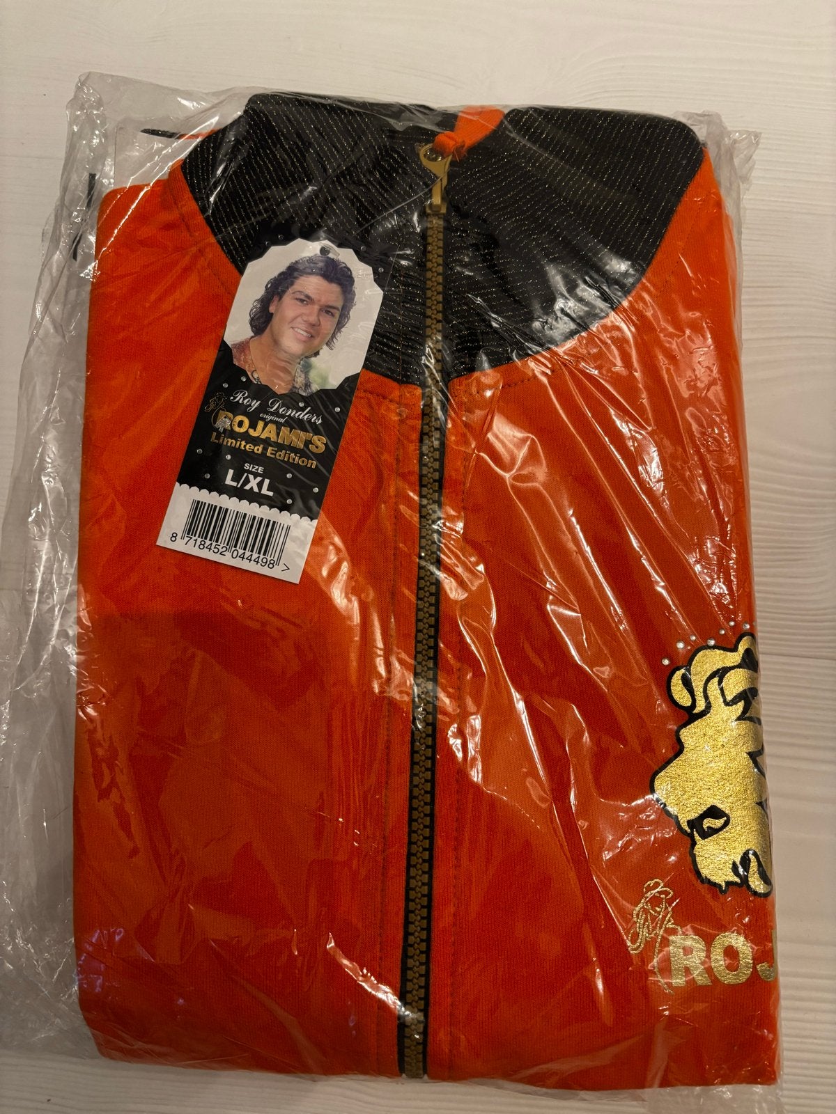 Nieuw! Roy Donders Rojami's vest Limited Edition Oranje L/XL, Ophalen of Verzenden, Nieuw, Overige binnenlandse clubs, Shirt