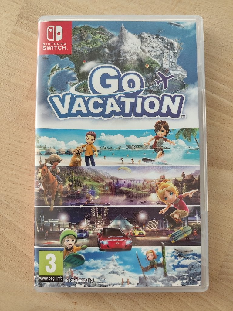 Go Vacation voor de Nintendo Switch, Spelcomputers en Games, Verzenden, Zo goed als nieuw, Sport, 3 spelers of meer