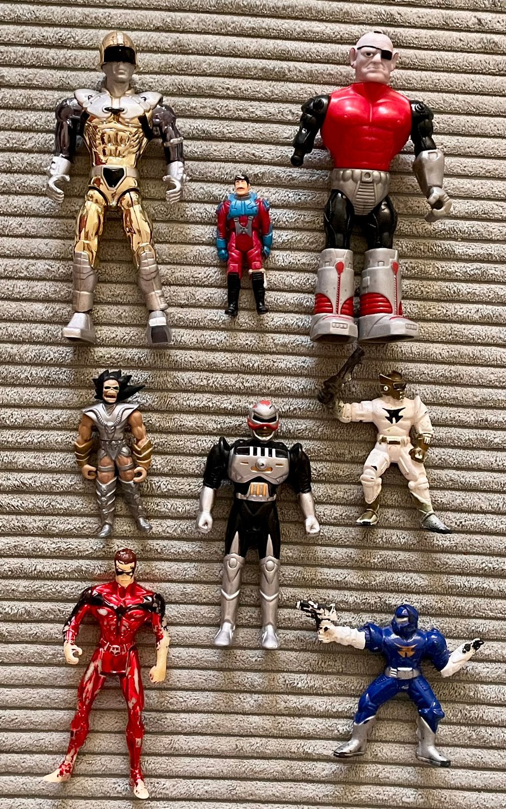 Bundel met vintage retro actiefiguren #2, Verzamelen, Ophalen of Verzenden, Gebruikt