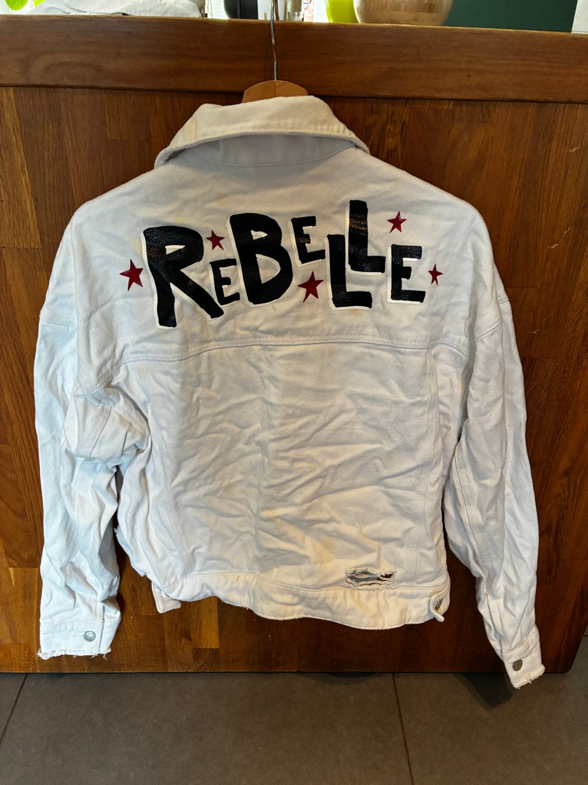 Colourful Rebel spijkerjas maat M, Verzenden, Gedragen, Maat 38/40 (M), Wit