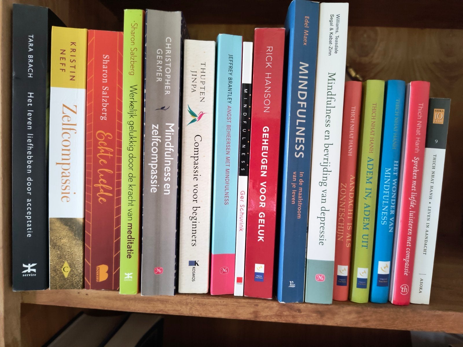 Mindfulness en Zelfcompassie Brach Neff 16 stuks, Achtergrond en Informatie, Spiritualiteit algemeen, Ophalen of Verzenden, Zo goed als nieuw
