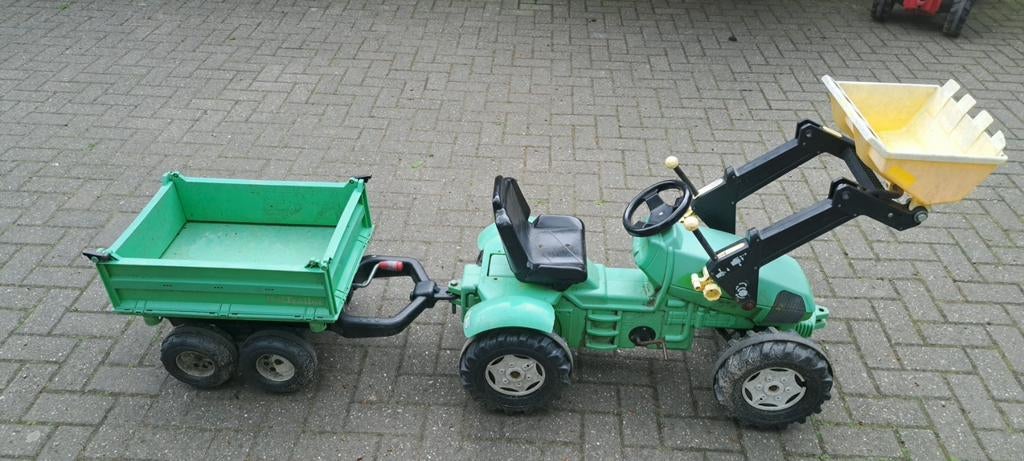 Rolly Toys traptractor met voorlader en aanhanger, Kinderen en Baby's, Speelgoed | Buiten | Voertuigen en Loopfietsen, Ophalen