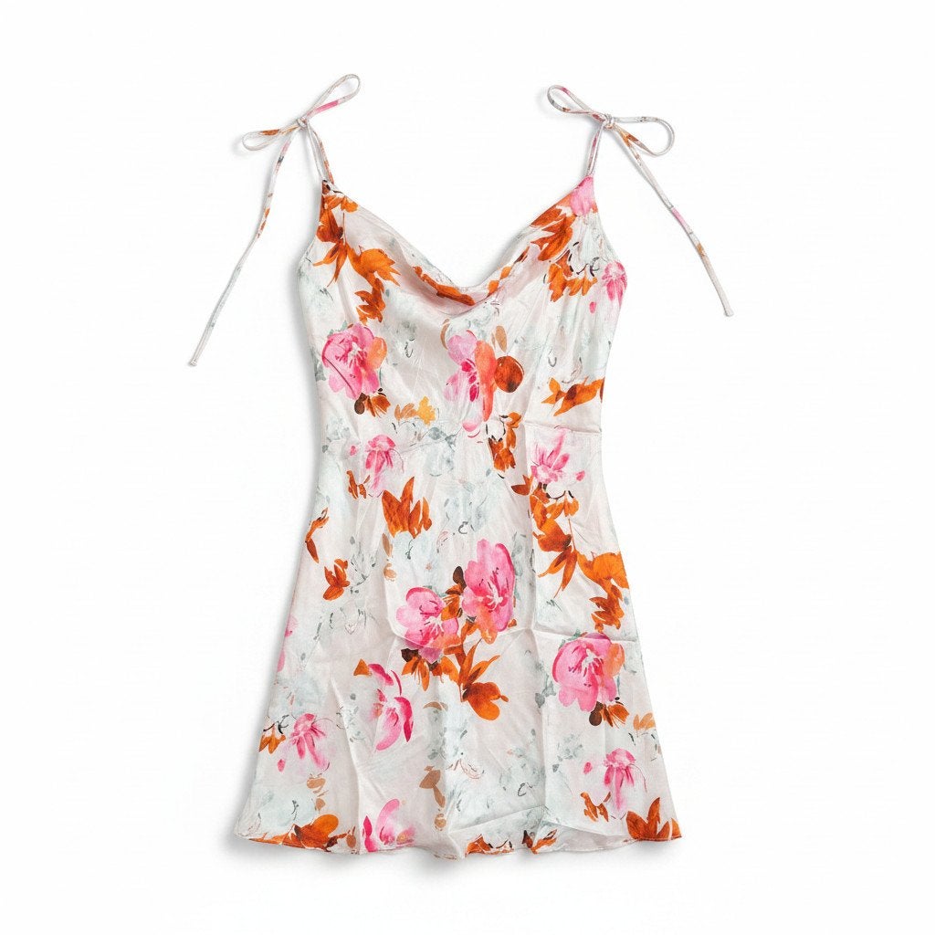 Zara Satin Jurkje maat S, Ophalen of Verzenden, Zo goed als nieuw, Maat 36 (S), Boven de knie