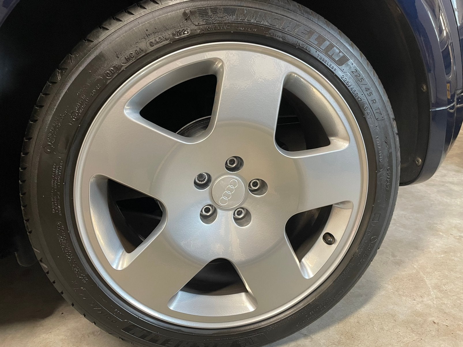 Audi TT MK1 8N originele parabool velgen 17 inch nieuwst., Ophalen, Gebruikt, Velg(en), 17 inch