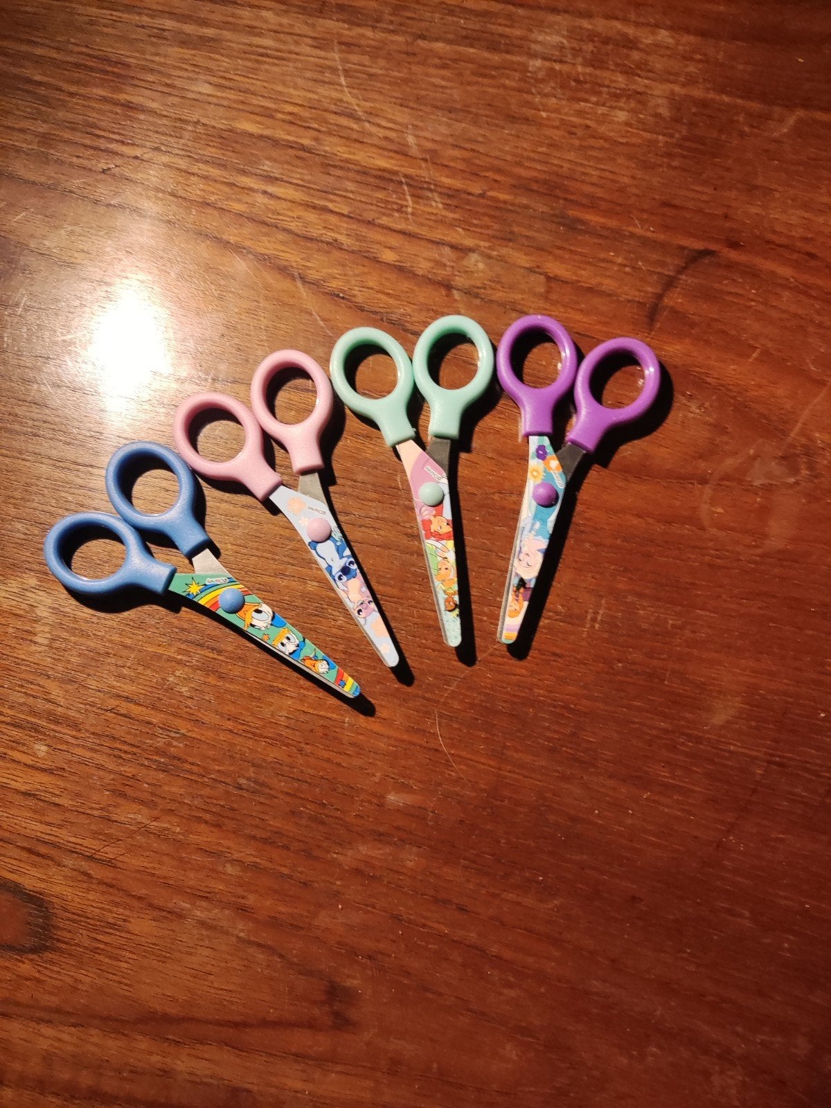 4 kleine Disney schaartjes, Ophalen of Verzenden, Zo goed als nieuw
