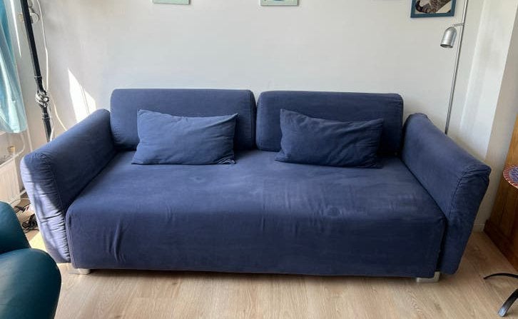 IKEA Mysinge bank met extra hoezen, Ophalen, Gebruikt, Minder dan 75 cm, 150 tot 200 cm