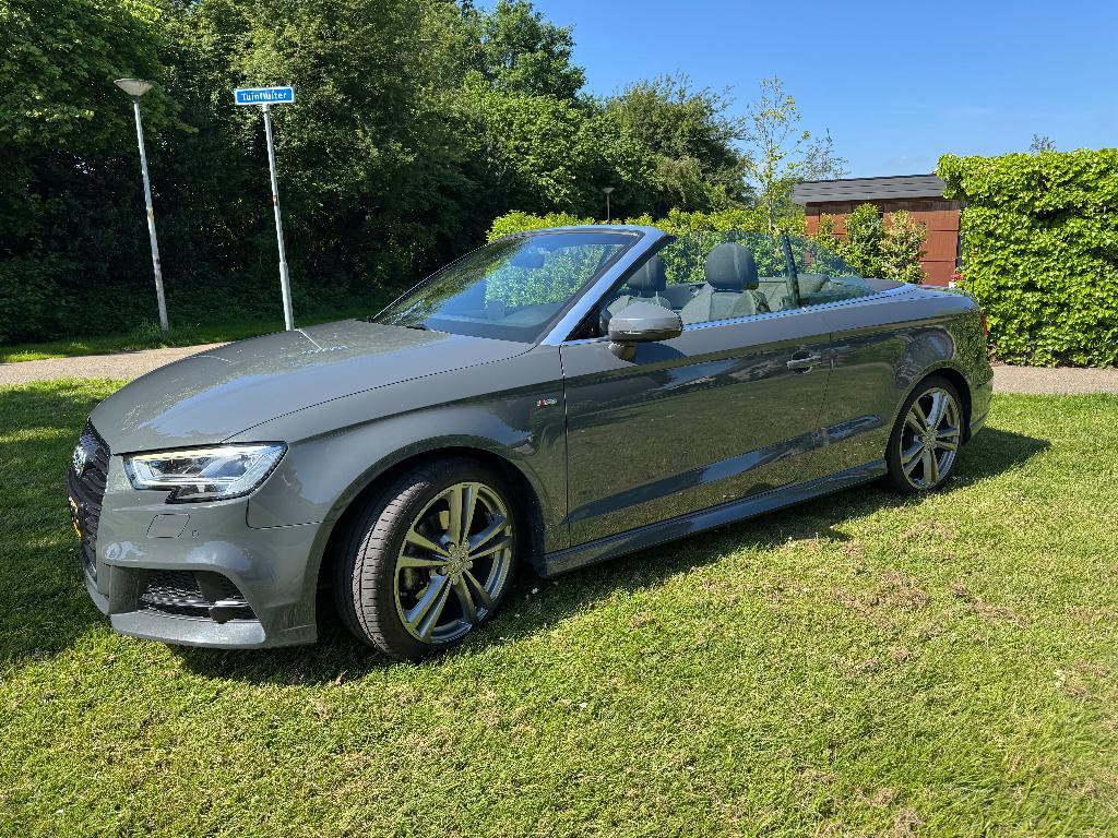 Audi A3 Cabrio 1.5 Cod S line NARDO GRIJS 2018, Auto's, 4 cilinders, Alcantara, Particulier, A3