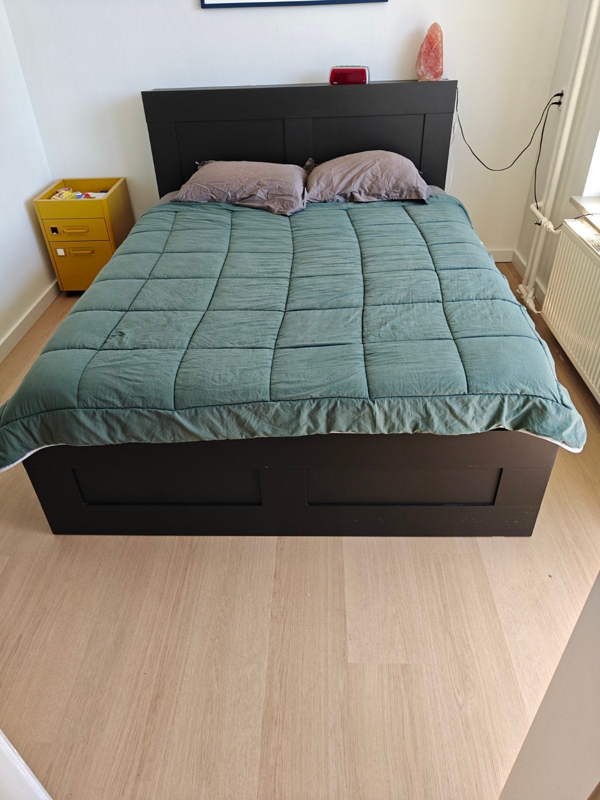 IKEA BRIMNES Bed 160x200 cm met matras en lades, Ophalen
