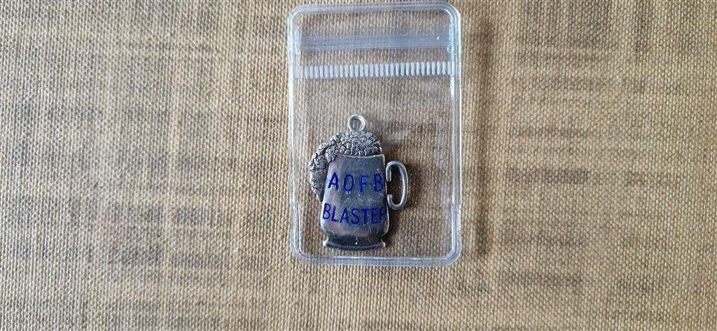 Vintage zilveren badge/hanger Order of Froth Blowers, Ophalen of Verzenden