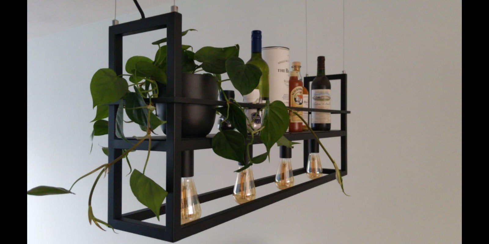 Industriële Hanglamp, Ophalen, 50 tot 75 cm, Industrieel, Modern, Zo goed als nieuw