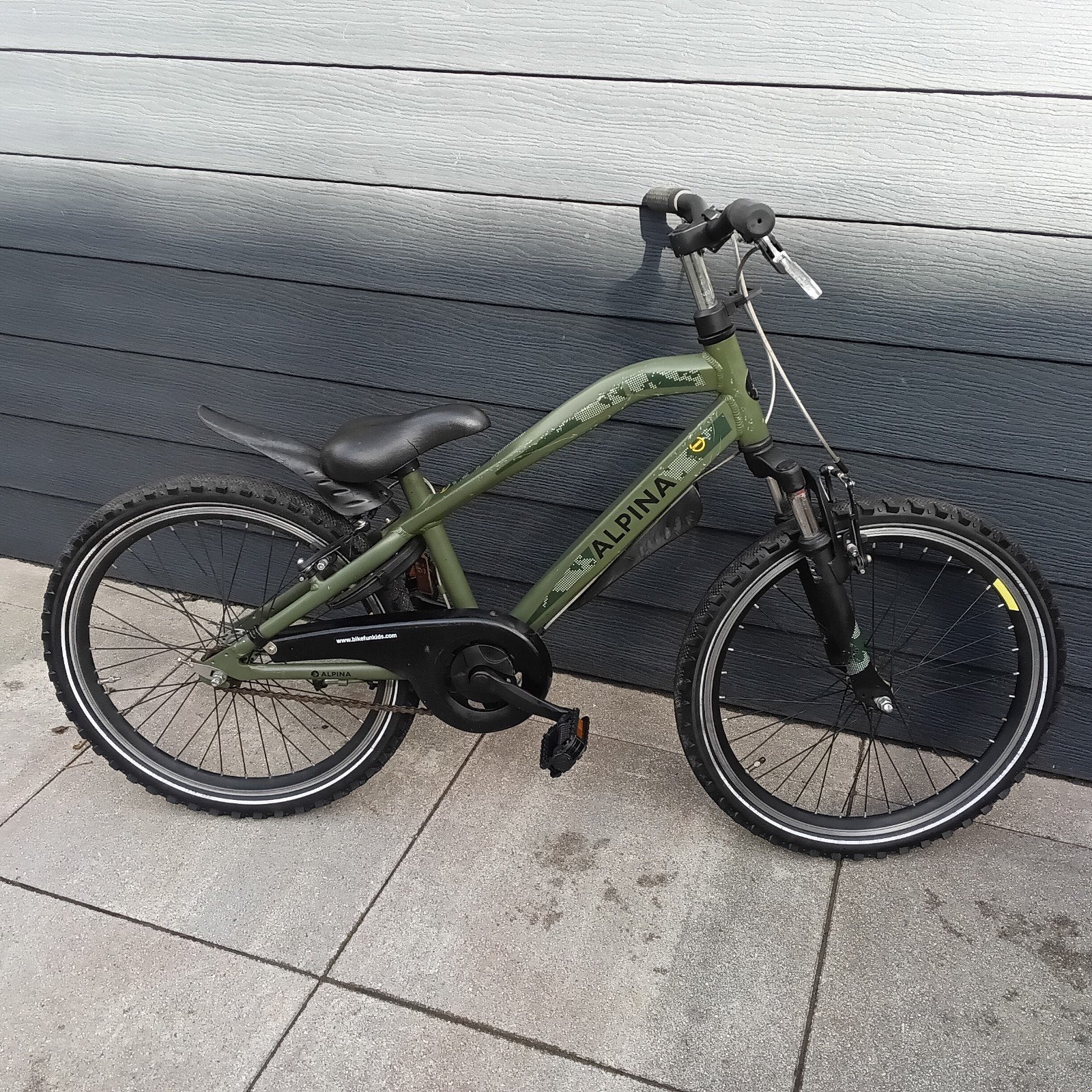 alpina trial 22 inch jongens fiets, Ophalen, Terugtraprem, 22 inch, Gebruikt