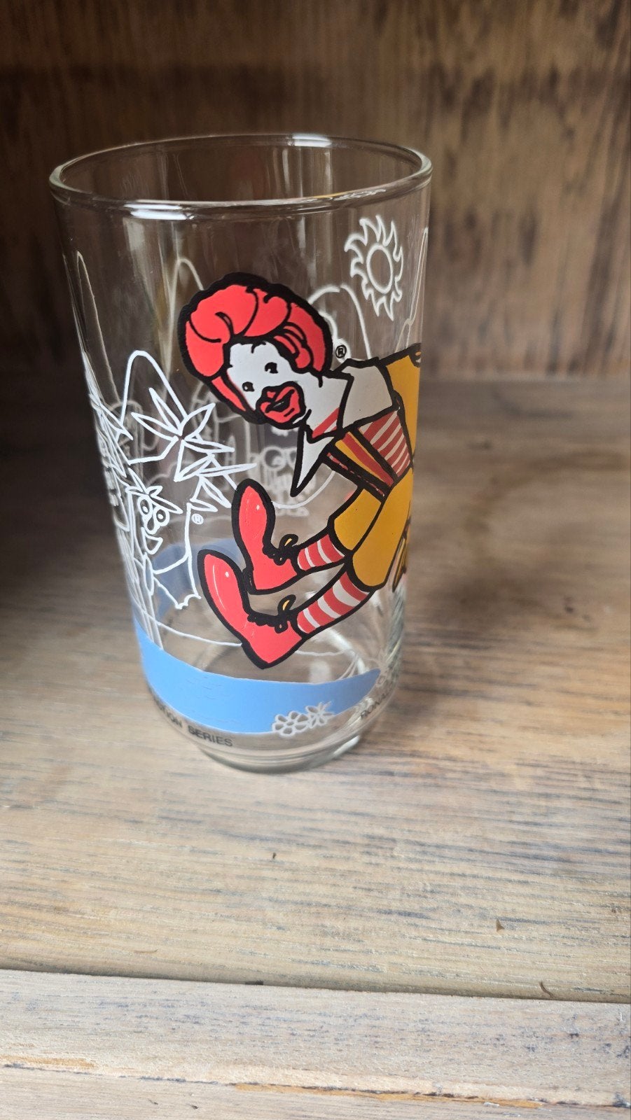 Vintage McDonald's Ronald McDonaldland Glas 1977, Ophalen of Verzenden, Zo goed als nieuw