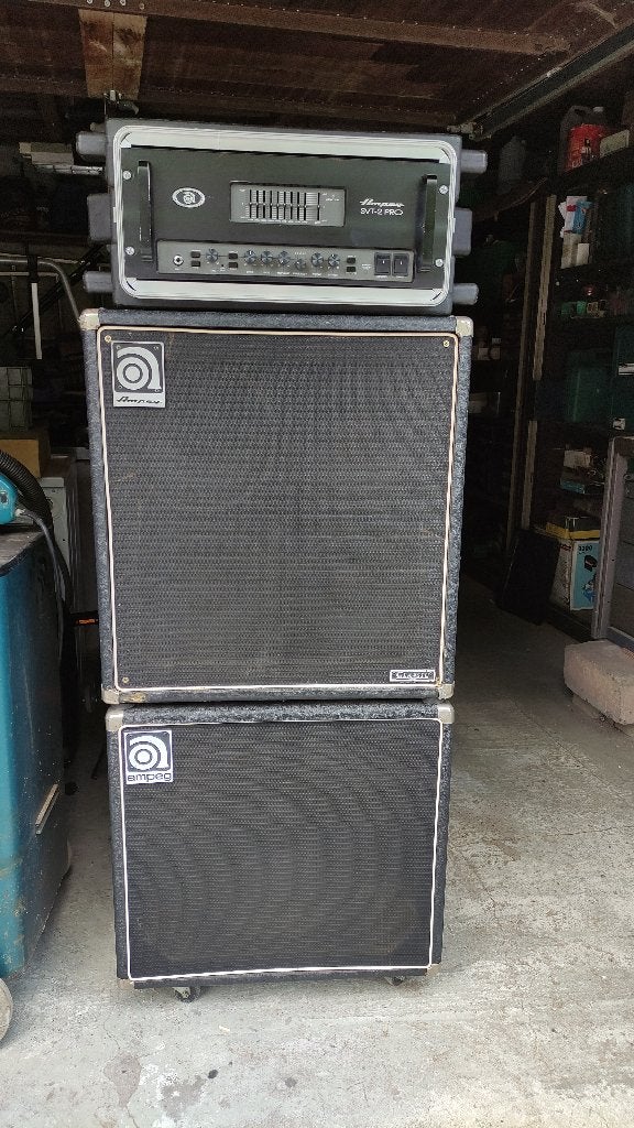 Ampeg SVT2 pro full stack - volledig lampen, Ophalen, Gebruikt, Basgitaar, 100 watt of meer