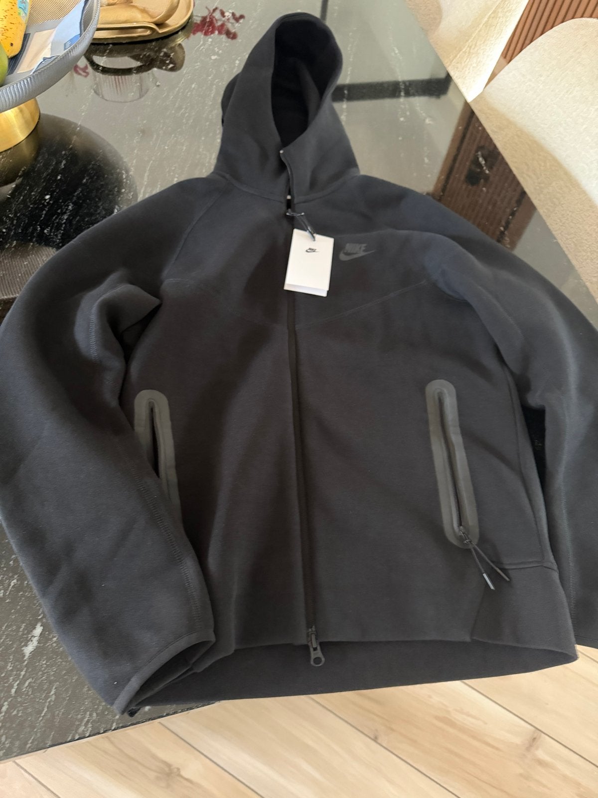 Nike Tech Fleece vest Zwart Maat M, Ophalen of Verzenden, Nieuw, Maat 48/50 (M), Zwart
