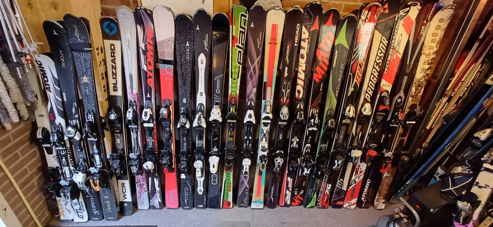 Carve ski L=140 150 155 160 165 170 Atomic Fischer Rossignol, Overige merken, 140 tot 160 cm, Gebruikt, Ophalen of Verzenden