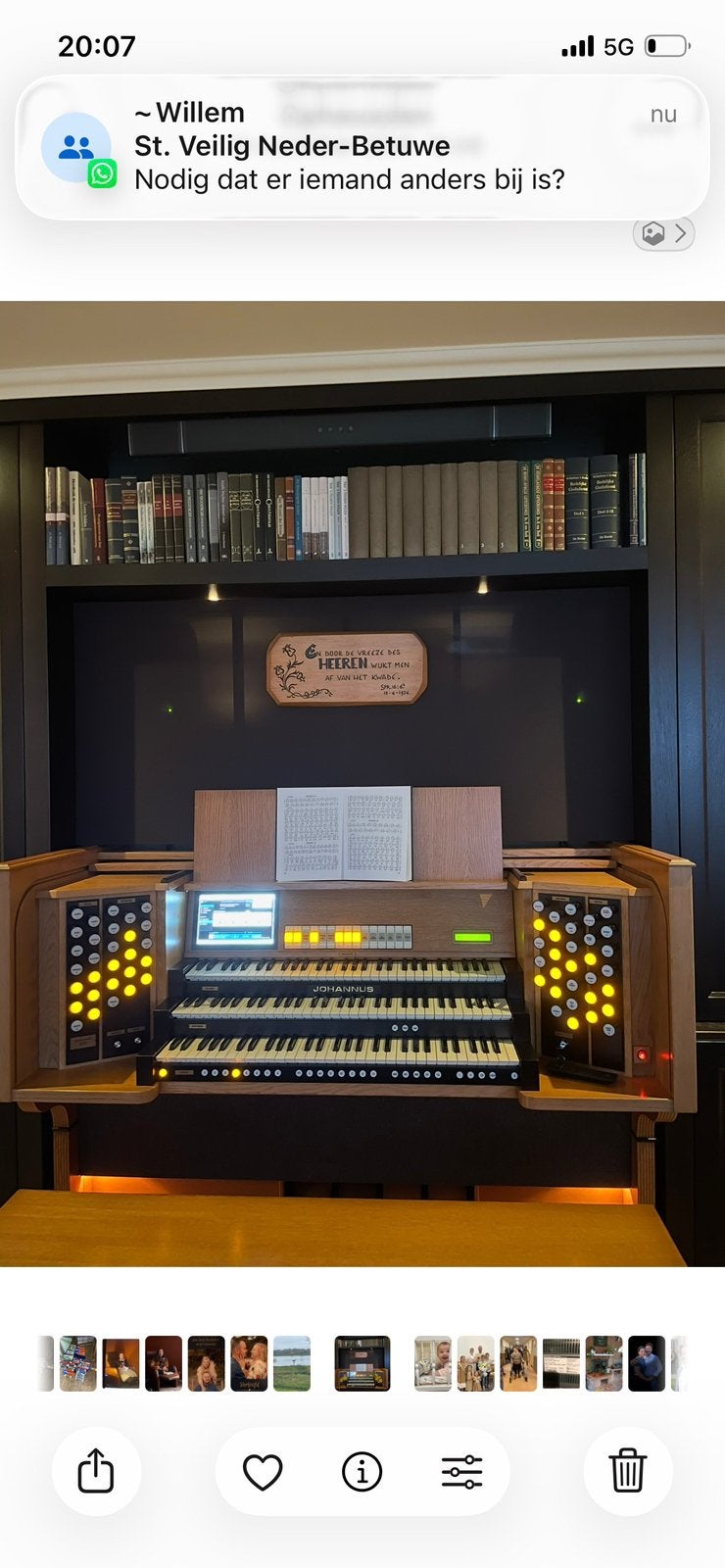 Johannus Rembrandt 3090 met ingebouwde Swelinq, Muziek en Instrumenten, Ophalen, Gebruikt, 3 klavieren, Orgel