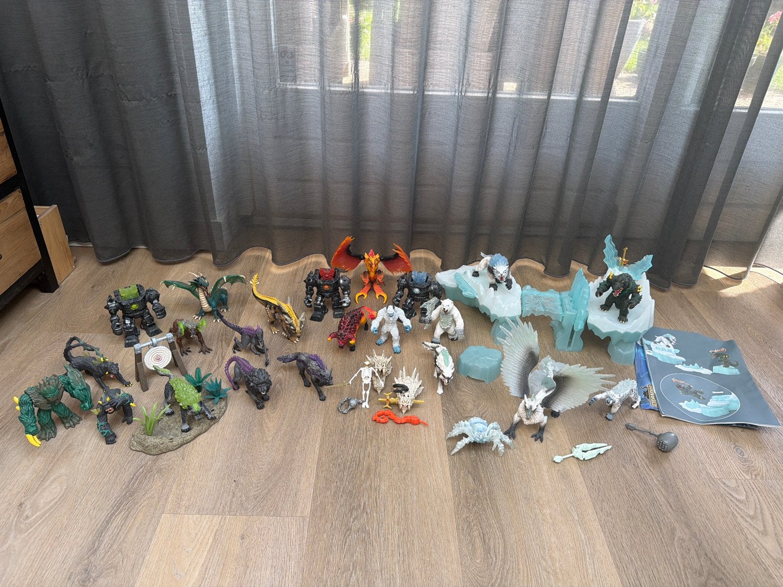Grote Schleich Eldrador Monsters set met Ijskasteel, Kinderen en Baby's, Speelgoed | Actiefiguren, Ophalen, Gebruikt
