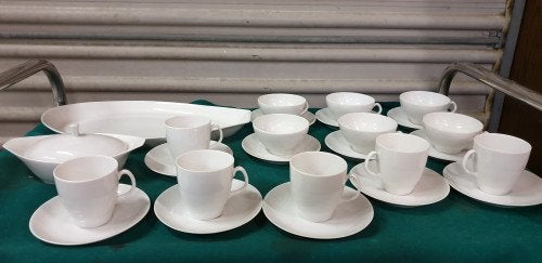 servies wit antiek mosa maastricht, Ophalen of Verzenden, 'T Olde Gre-j, Info@toldegrej.nl, Endepoelstraat 20f Didam