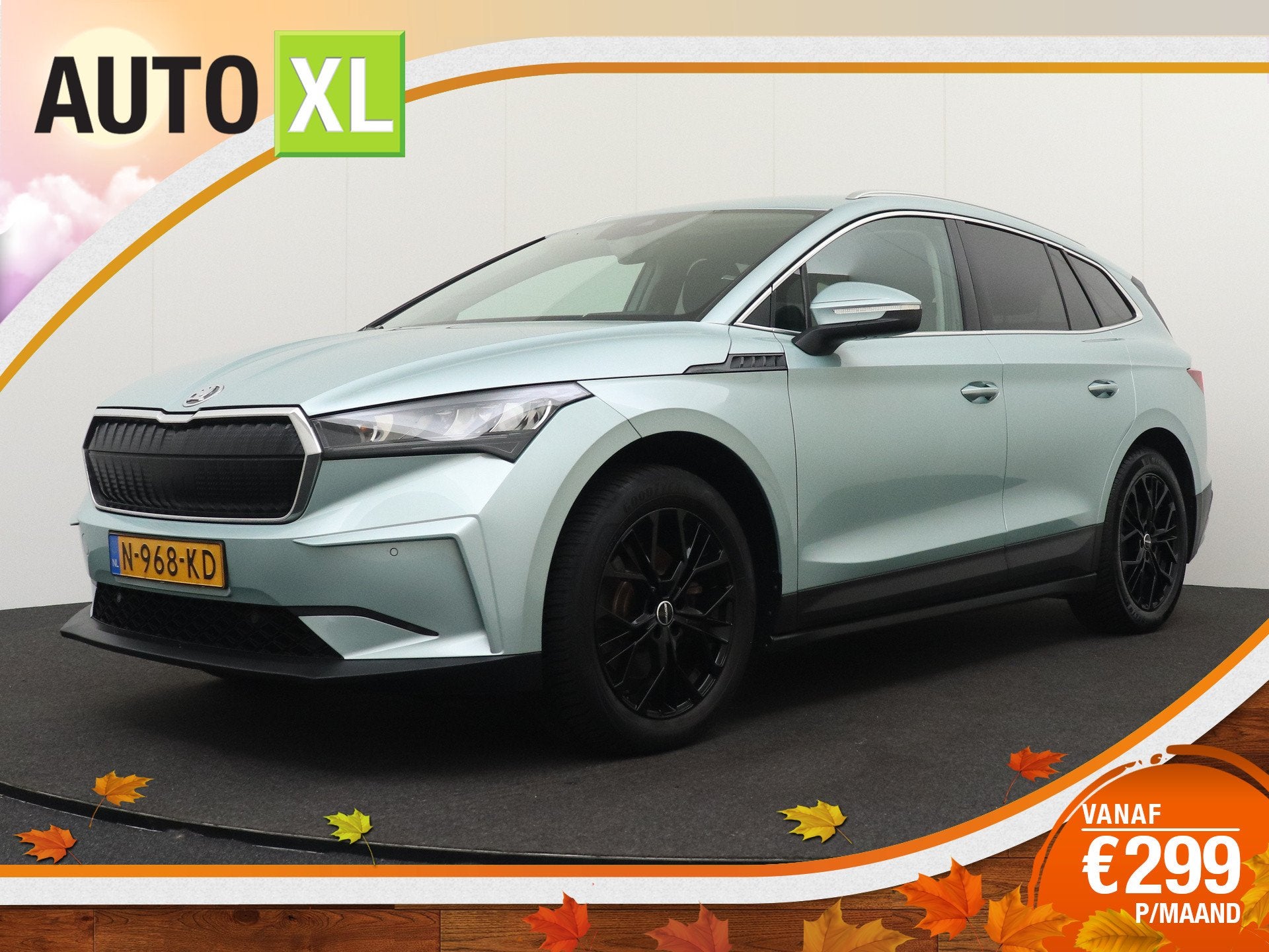 Skoda Enyaq iV 60 (SOH 94%) Carplay Stoelverw. Cruise, Auto's, Automaat, Achterwielaandrijving, Gebruikt, Zwart