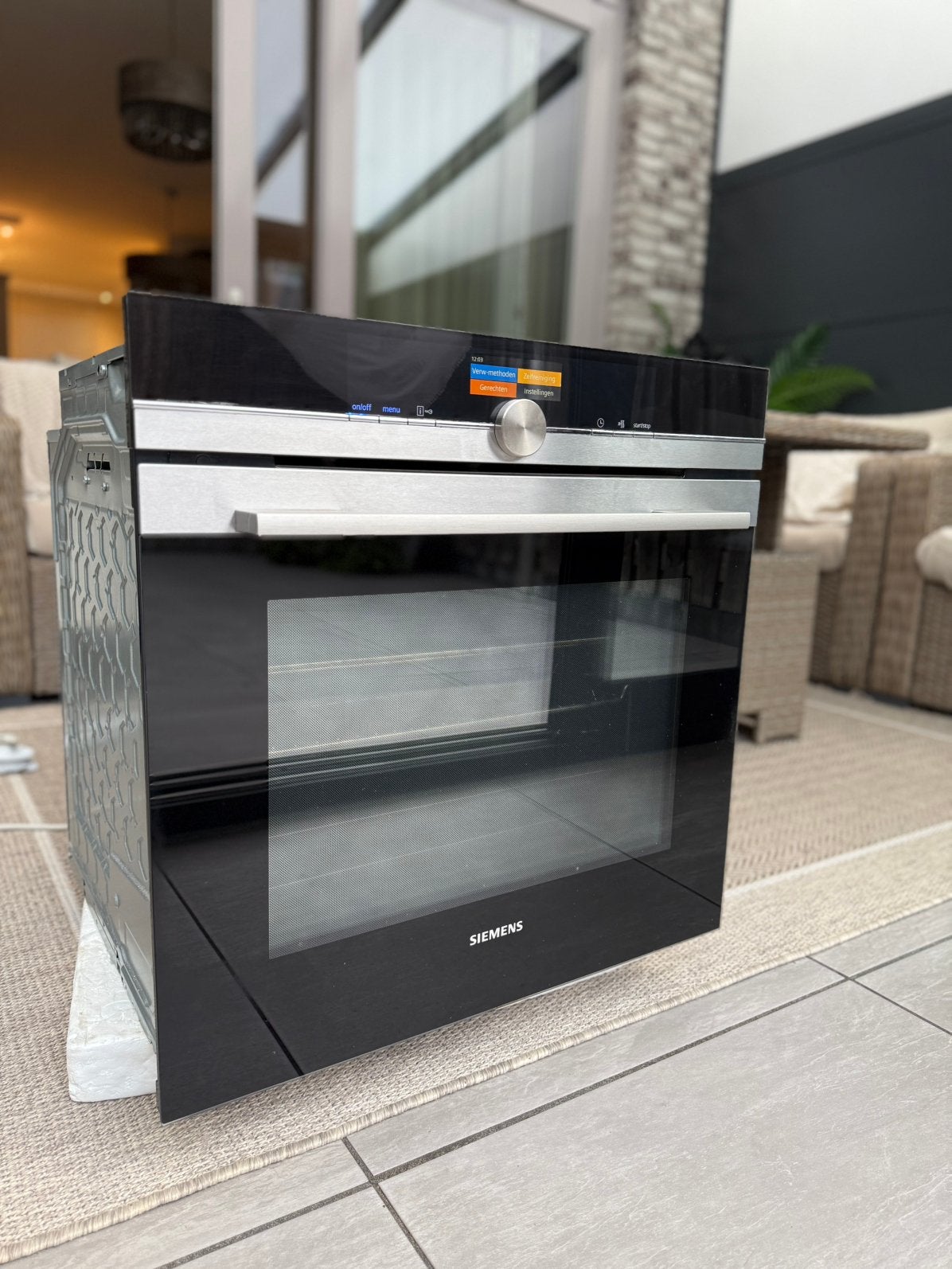 Luxe siemens combi oven magnetron, Witgoed en Apparatuur, Ophalen, Combimagnetron, Gebruikt, 60 cm of meer