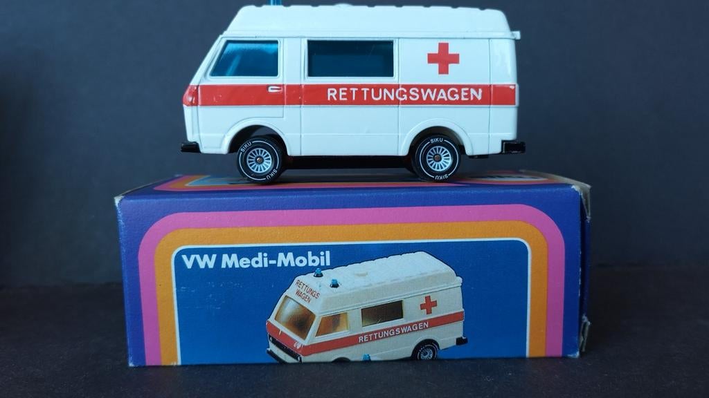 Volkswagen VW LT medi Mobil 1:55 Siku 1623 box Pol, Auto, Verzenden, 5880 Lüdenscheid Germany, Zo goed als nieuw