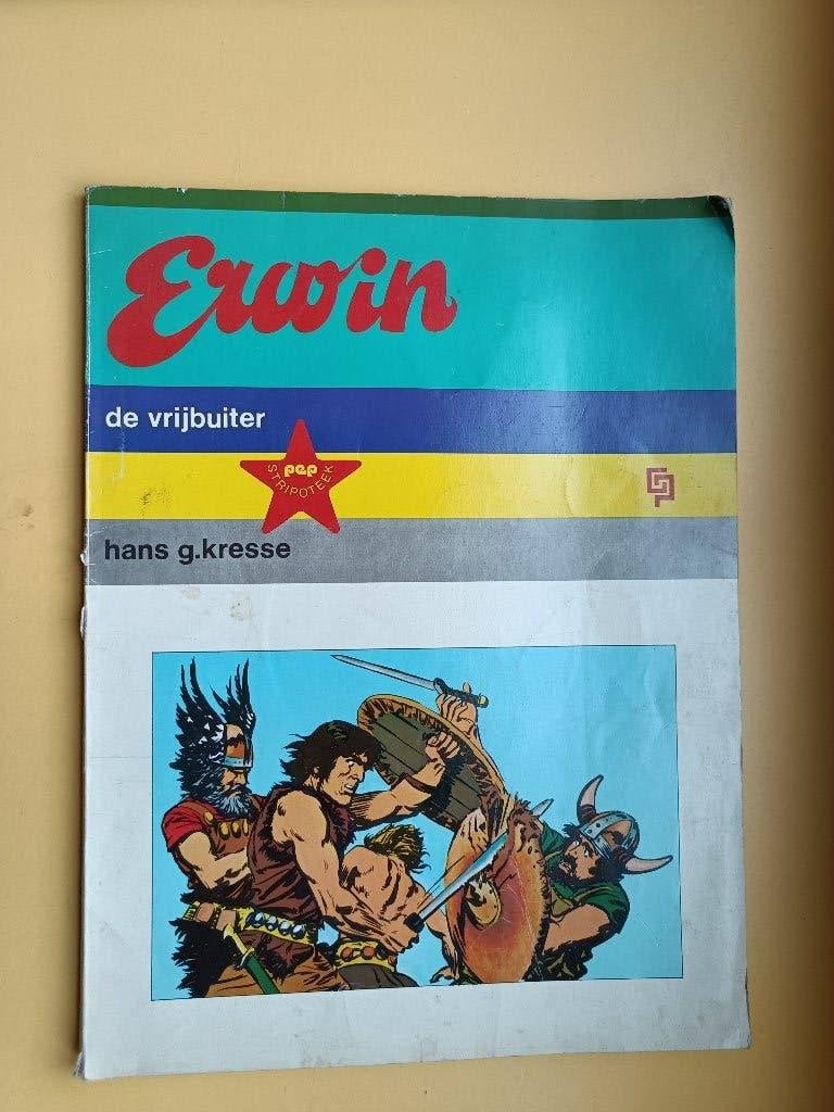 Hans G. Kresse - Erwin de vrijbuiter, Eén stripboek, Ophalen of Verzenden, HANS G. KRESSE