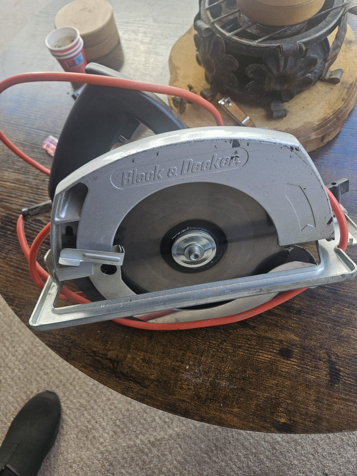 Hand Cirkelzaag - Black&Decker, Ophalen, Gebruikt