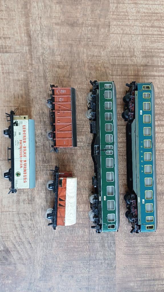 trix treinen bliken models d, Gebruikt, Gelijkstroom, Trix, Wagon