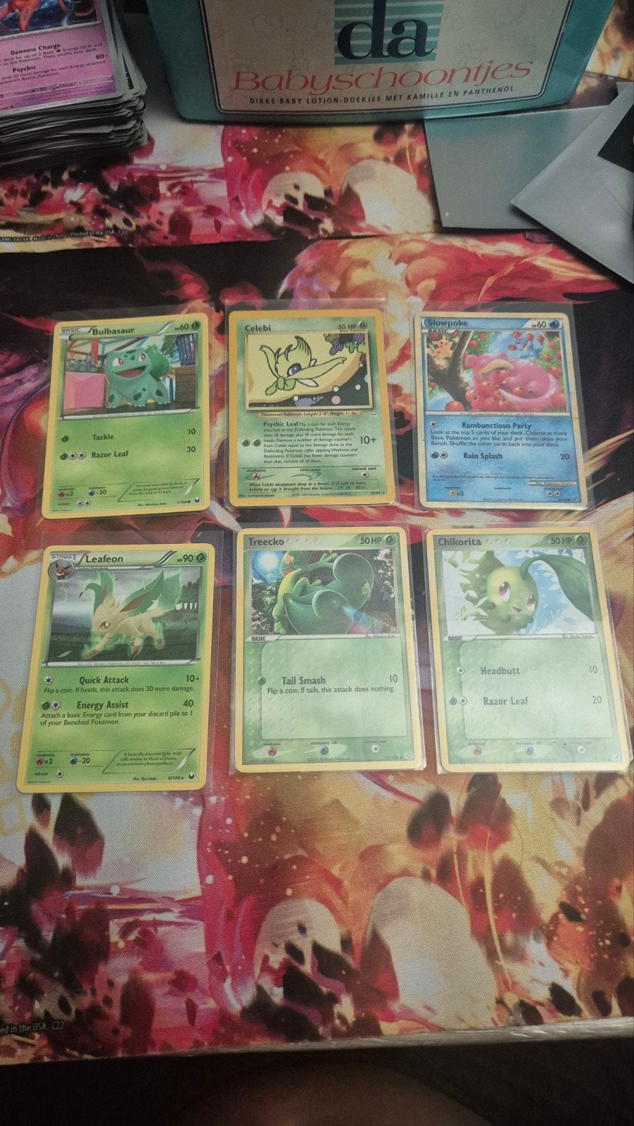 Diverse oude Pokémon kaarten, Ophalen of Verzenden, Gebruikt, Meerdere kaarten, Foil