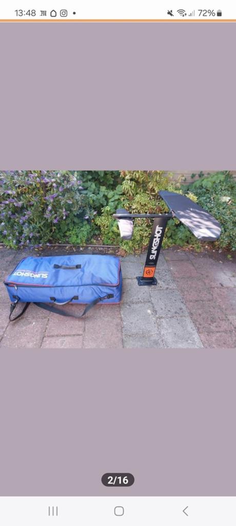 Wingfoil beginner's set (board+foil+wing) from slingshot, Watersport en Boten, Kitesurfen, Foil, Ophalen, Gebruikt, 5 m²