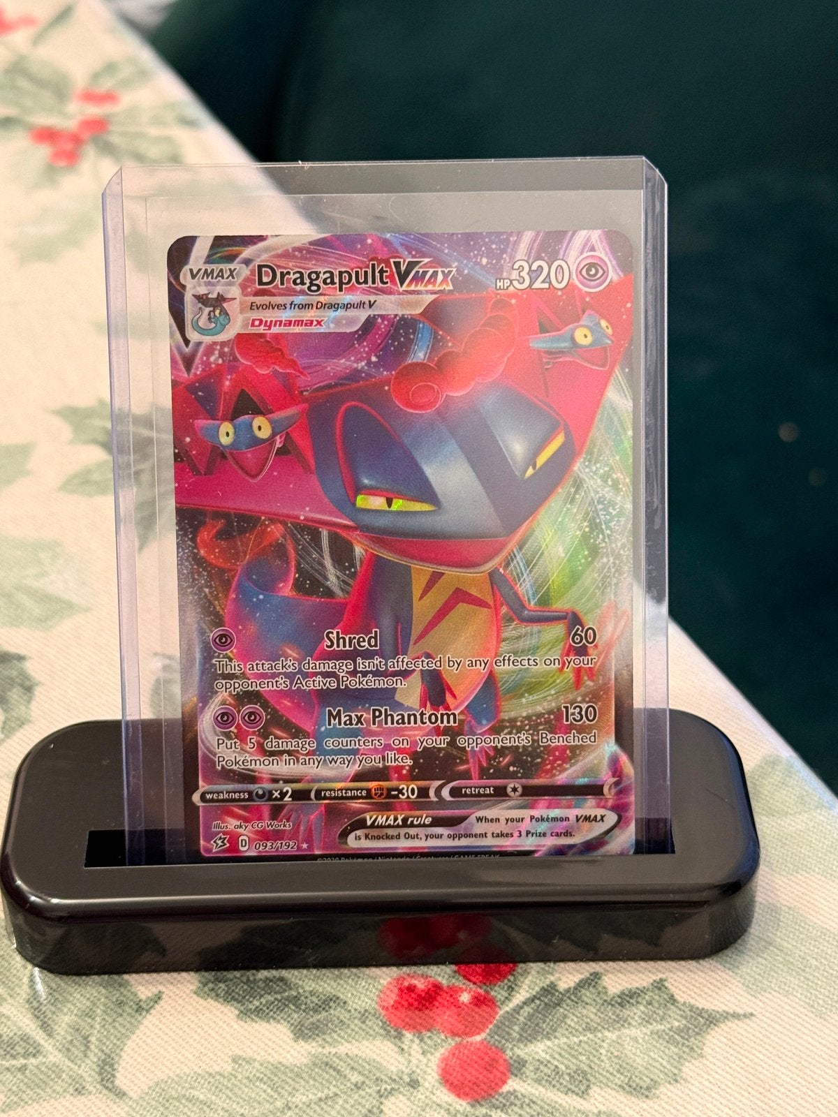 Dragapult VMAX #93 Pokemon Rebel Clash, Ophalen of Verzenden, Nieuw, Losse kaart