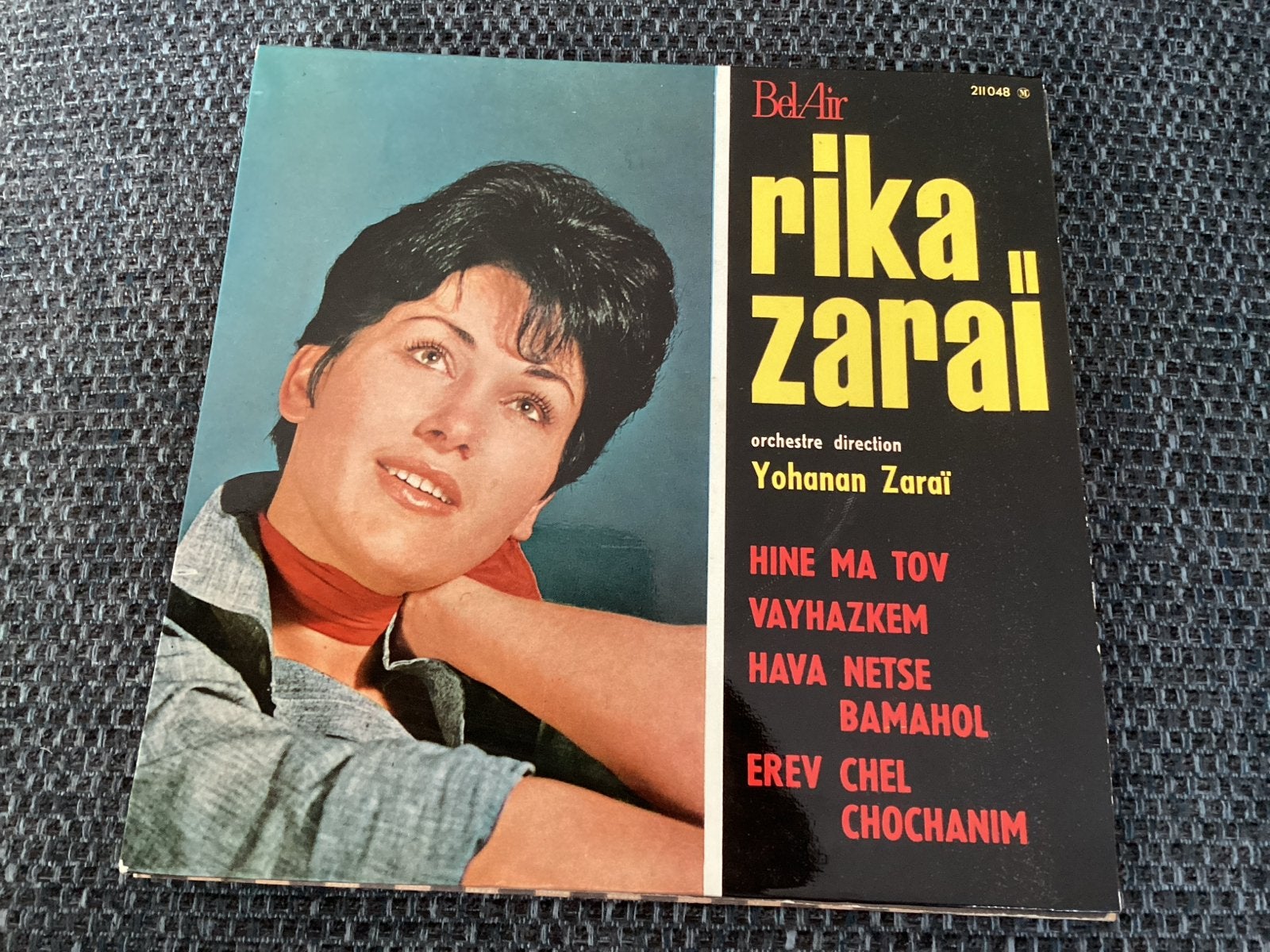 Rika Zaraï - Bel Air EP (Hine Ma Tov, Vayhazkem), EP, Ophalen of Verzenden, Gebruikt, 7 inch