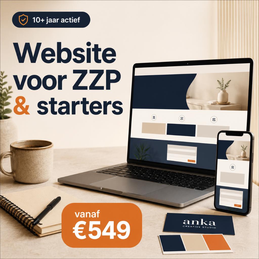 Website laten maken voor ZZP’er of starter | Vanaf €549, Diensten en Vakmensen, Webdesigners en Hosting, Webdesign, Webhosting