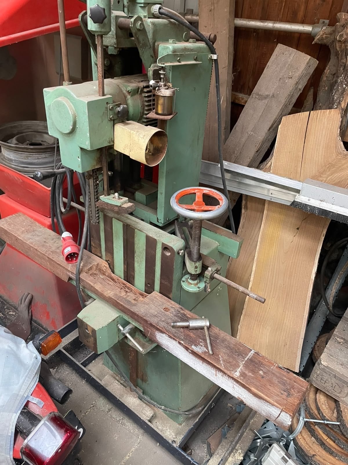 Verboom kettingfreesmachine, Doe-het-zelf en Verbouw, Ophalen, Gebruikt, 70 mm of meer, Kettingzaag