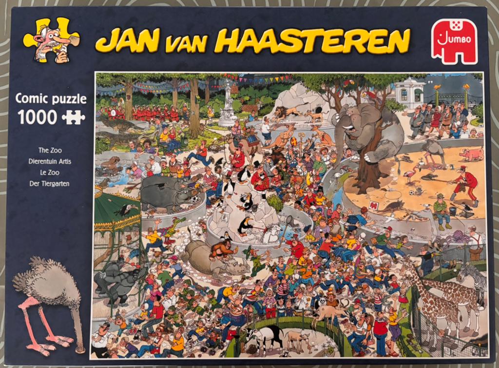 Jan van Haasteren Dierentuin Artis, Ophalen of Verzenden, 500 t/m 1500 stukjes, Zo goed als nieuw, Legpuzzel