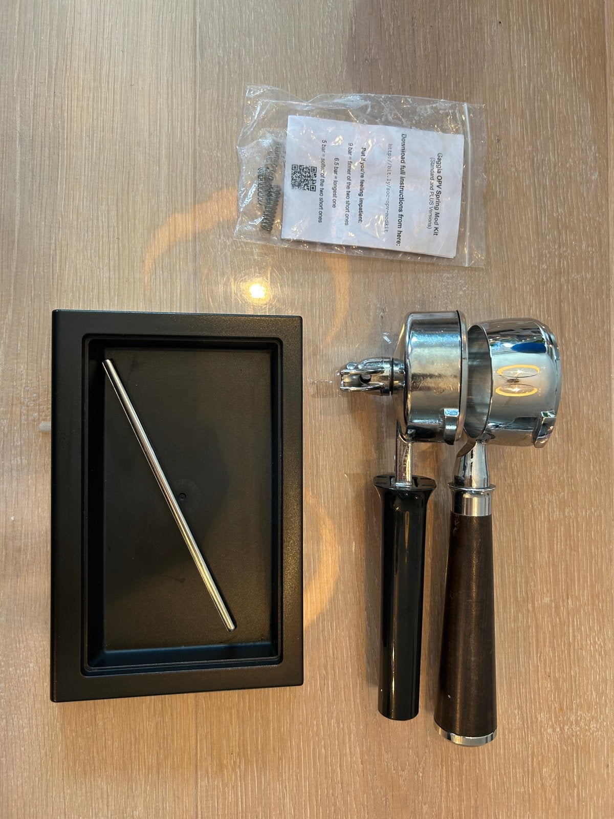 Gaggia classic pro accessoires / upgrades, Ophalen of Verzenden, Zo goed als nieuw, Overige merken, Barista-accessoire