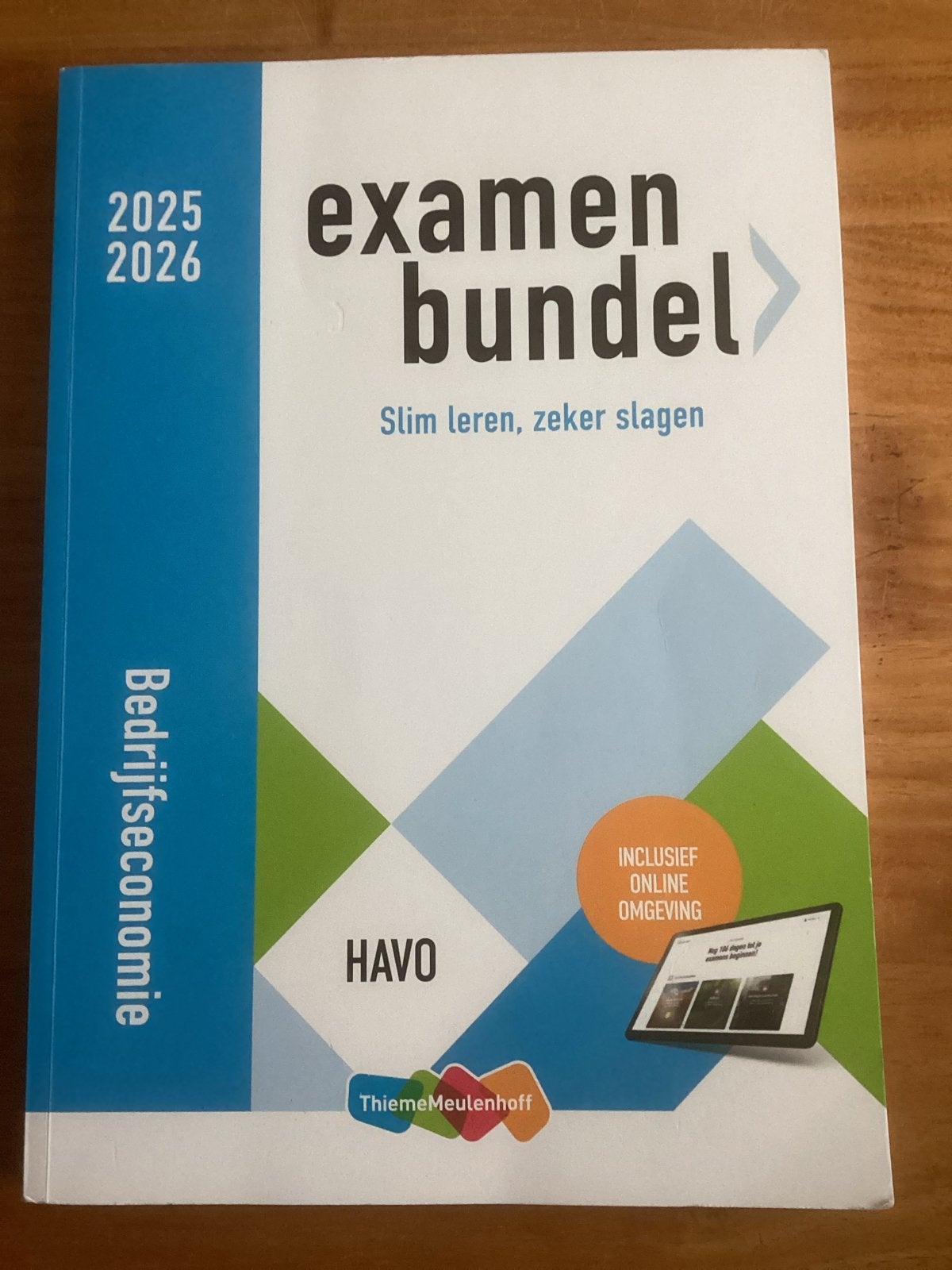 Examenbundel Bedrijfseconomie HAVO 2025/2026, Ophalen of Verzenden, Zo goed als nieuw, HAVO, Bedrijfseconomie of M&O