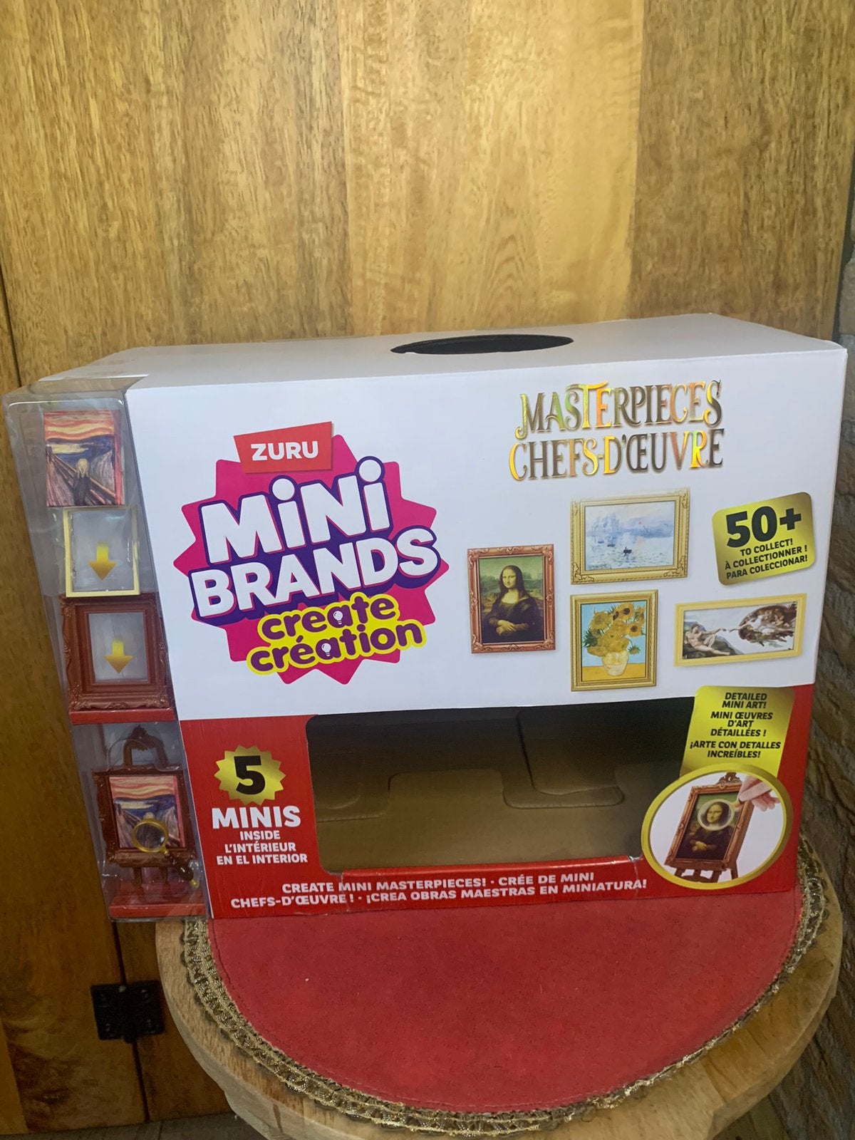 Mini Brands Masterpieces display, Verzenden, Zo goed als nieuw, Overige onderwerpen