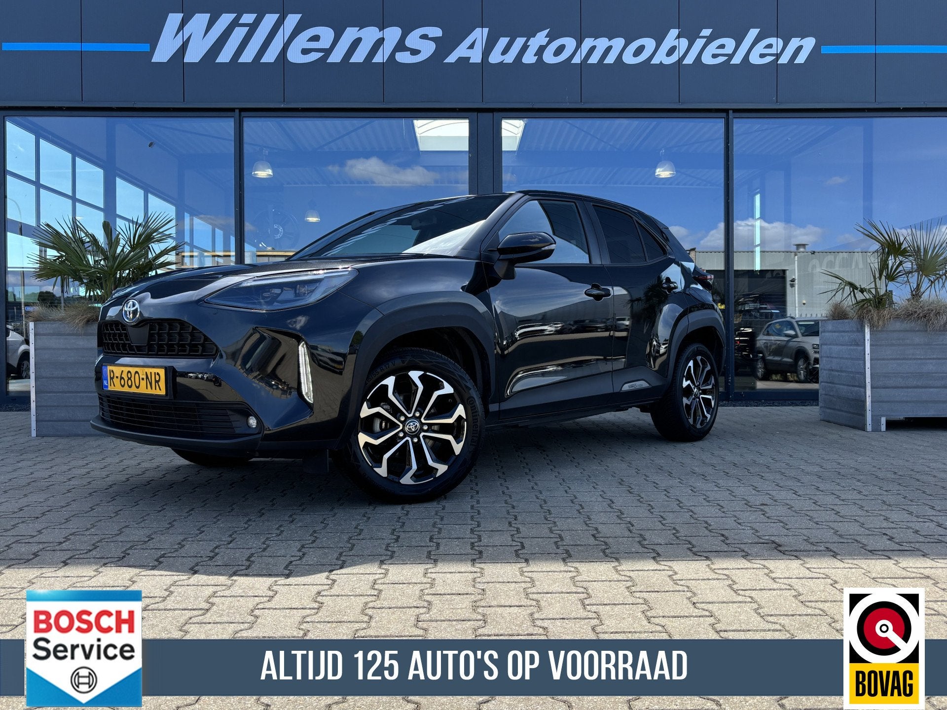 Toyota Yaris Cross 1.5 Hybrid First Edition Camera, App-Conn, Parkeersensor, Stof, Gebruikt, Met garantie (alle)