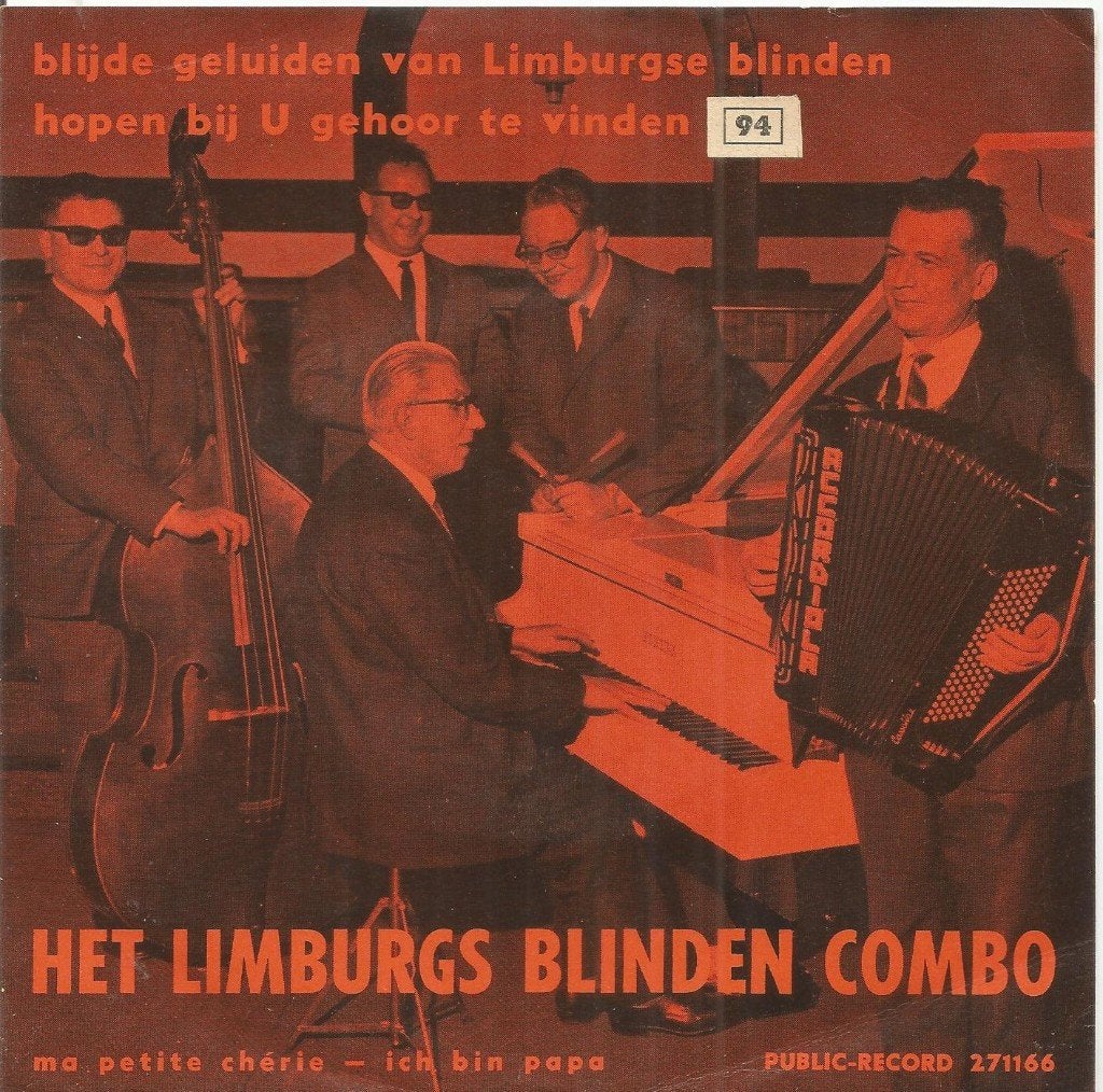 Het Limburgs Blinden Combo – Ma Petite Chérie / Ich Bin Papa, 7 inch, Ophalen of Verzenden, Pop, Fotohoes